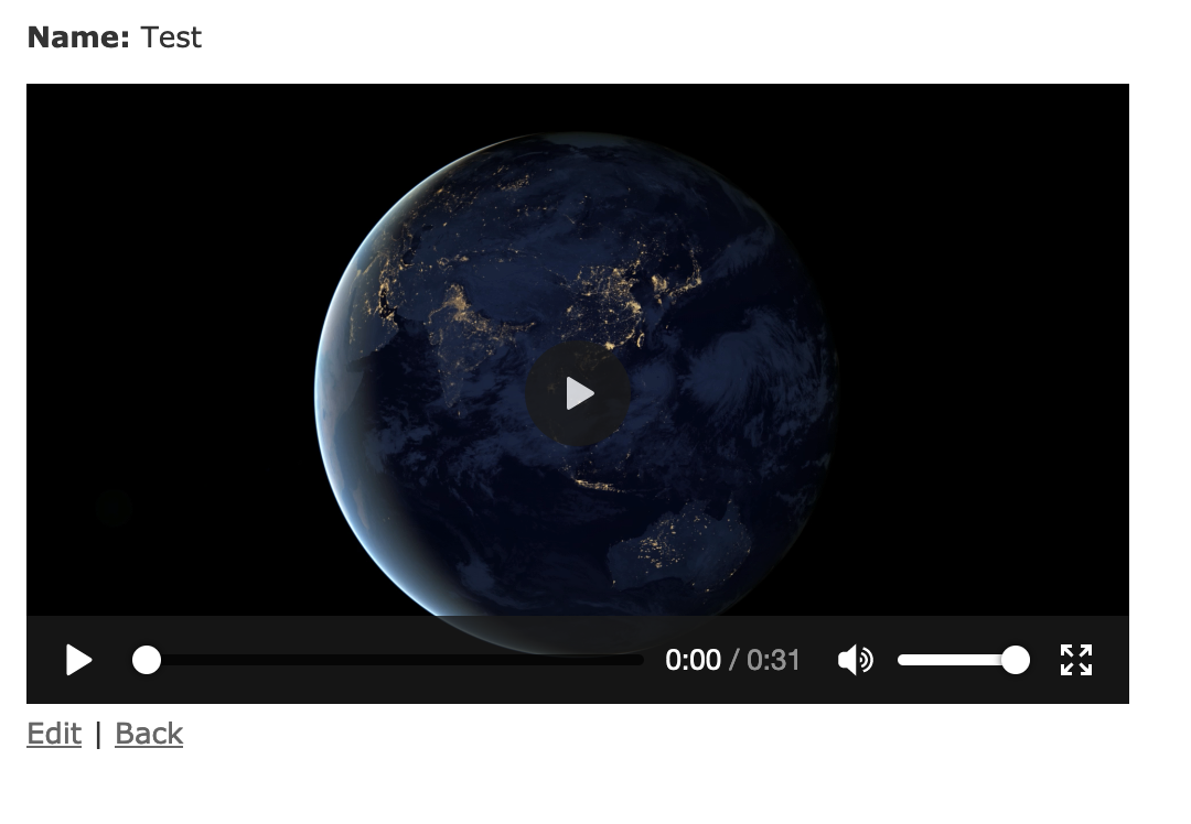 A screenshot showing a video displayed on a plain white page